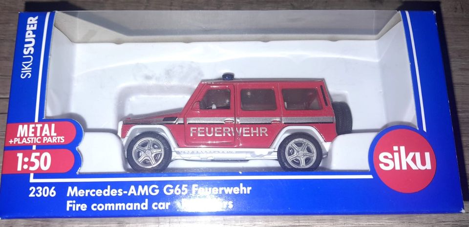 Siku 2306 Mercedes-AMG G65 Fuerwehr+Neu+OVP+Gratis Versand in Essen