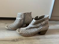 Damen Ankle Boots Gr. 40 | Beige Cut-Out Stiefeletten Sommer Nordrhein-Westfalen - Solingen Vorschau