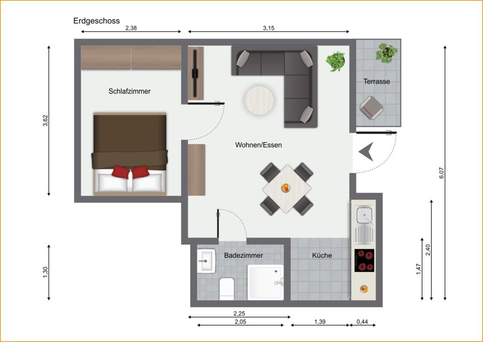 +++ Ferienhaus am Haff – Das Wasser im Blick +++ in Alt Bukow