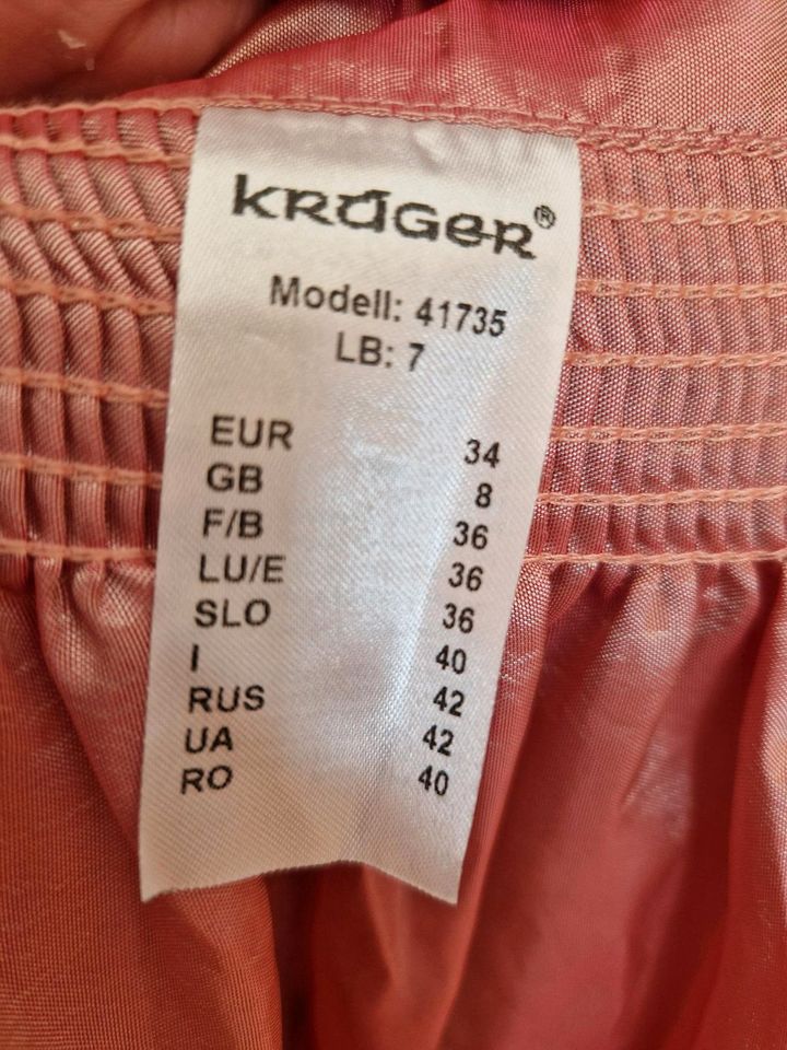 Krüger Madl Dirndl Tracht Kleid inkl Bluse Schürze Größe 34 S in Langweid am Lech