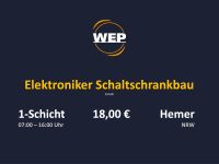 Elektroniker Schaltschrankbau (gn*) in Hemer [ 20 EUR /h ] Nordrhein-Westfalen - Hemer Vorschau