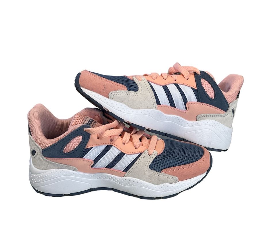 Adidas Cloudfoam Sneaker Sportschuh Jeans rosa Größe 36 2/3 in Löbnitz