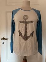 Johnnie Boden Shirt Anker Pailetten Raglan maritim Gr. S Nordrhein-Westfalen - Marl Vorschau