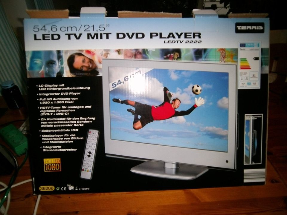 TERRIS LED TV mit DVD Player LEDTV 2222 21,5" in Bayern - Neunkirchen a.  Brand | Fernseher gebraucht kaufen | eBay Kleinanzeigen ist jetzt  Kleinanzeigen