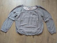 Bluse Blusenshirt von Cartoon in braun rosa gestreift mit Seide Hessen - Nidda Vorschau
