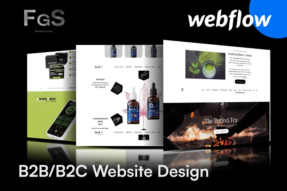 Business Website - B2B - Webflow Homepage - Web Design in Lappersdorf