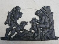 Relief Gusseisen Eisen Motiv Jagd 33 x 21 cm Niedersachsen - Bad Nenndorf Vorschau