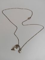 Silber Halskette 835er mit Anhänger Palme Klee Echtschmuck Bayern - Coburg Vorschau