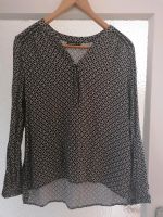 Bluse Tunika schwarz beige Gr. 38 Viskose Kreis Ostholstein - Bad Schwartau Vorschau