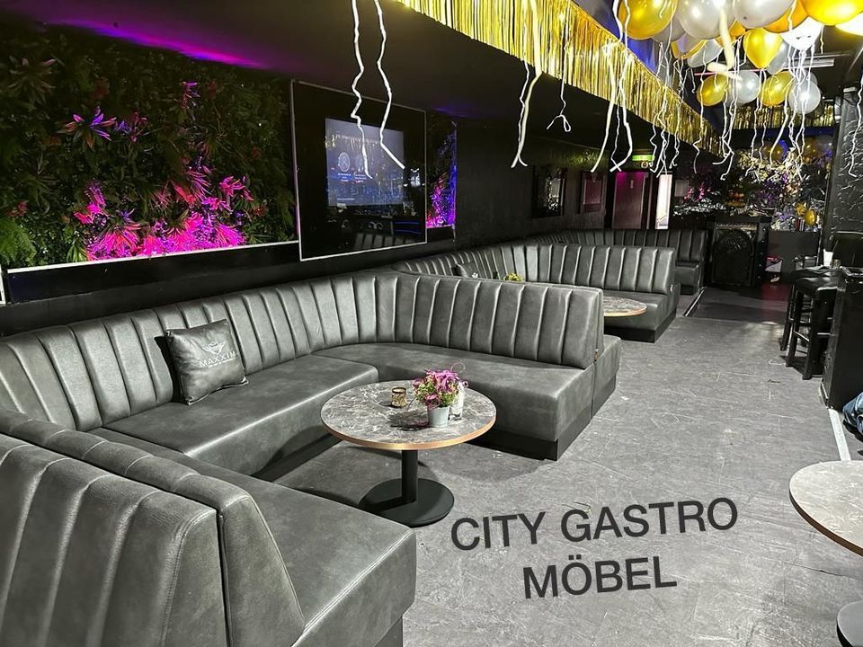 Sitzbank nach maß für Shisha bar Gastronomie Lounge Gastro Möbel in Berlin