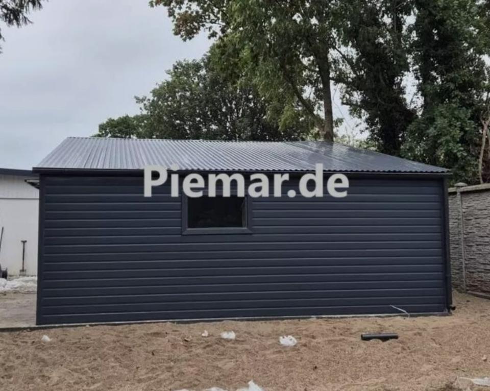 Blechgarage 8x6x2,85m Satteldach Garage Lager Schuppe | 25920 in Schwäbisch Hall
