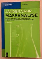 Massanalyse - Jander/ Jahr - 18. Auflage Mecklenburg-Vorpommern - Greifswald Vorschau