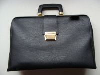 alte Bürotasche Vintage, Retro schwarze Aktentasche Hessen - Langenselbold Vorschau