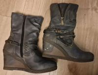 Damenschuh, Stiefel, Keilabsatz Größe 37 #MUSTANG Bayern - Rosenheim Vorschau