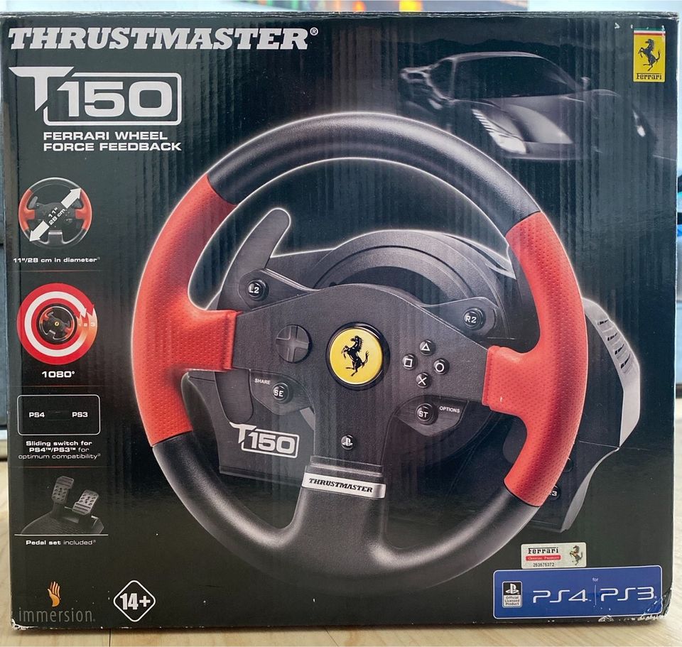 Thrustmaster T150 Lenkrad für die PlayStation mit Force Feedback in Bergheim