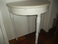 Tisch halbrund h 68 cm b 60 cm shabby chic Look Niedersachsen - Lingen (Ems) Vorschau