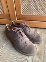 Braune Leder Schnürschuhe Damen 37 Leipzig - Gohlis-Süd Vorschau