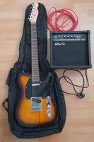 E Gitarre mit Verstärker, Tasche und Kabel Niedersachsen - Wunstorf Vorschau