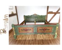 Voglauer Doppelbett Bett Holzbett Schlafzimmer 1800 grün 699€* Hessen - Fulda Vorschau