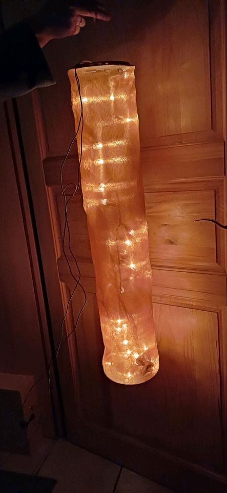 orange Deko Lampe 85cm in Traitsching