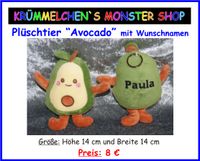 Plüschtier AVOCADO Anhänger mit ⭐ WUNSCHNAMEN ⭐ personalisiert Saarland - Riegelsberg Vorschau