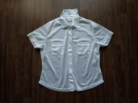 Bluse Gr. 42 weiß transparent Kurzarm Sommer Sommerbluse Berlin - Köpenick Vorschau