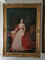 Porträt von Kaiserin Sisi, groß, barock bilderrahmen Hessen - Rüsselsheim Vorschau
