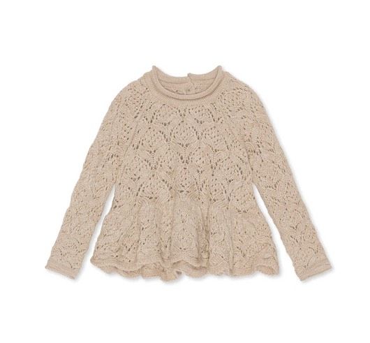 Konges Sløjd Slojd ᕱ Cabby Lace Häkel Strickpullover Gr 86 92 in Altenholz