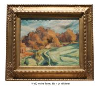 Herbstlandschaft, Öl auf Leinwand, signiert 1923 Bayern - Herrsching Vorschau