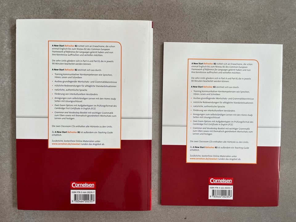 Cornelsen Refresher B2, Coursebook + Grammar/ Vocabulary Booklet in Duisburg