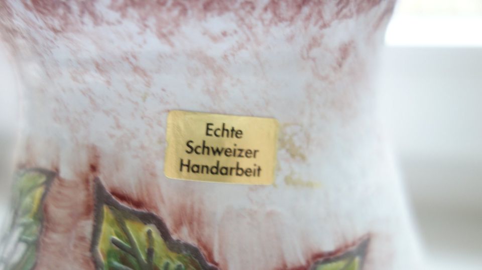 Sonnenblumenvase aus der Schweiz / Handarbeit in Quickborn