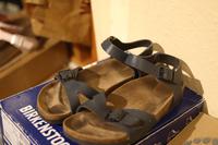 Birkenstock Rio blau retro Leder in Gr. 37 Rheinland-Pfalz - Pfaffen-Schwabenheim Vorschau