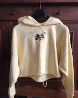 Gelber crop Pullover Kapuzenpullover oversize Karl Kani Hoodie Hessen - Eschwege Vorschau