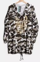 Only One Cardigan Kapuzen Sweatjacke camouflage Gold Skull onesiz Wuppertal - Barmen Vorschau