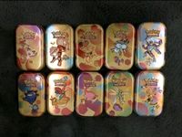 10x Pokemon Karmesin & Purpur 151 Tin Box Sammlung alle Versionen Hessen - Hanau Vorschau