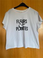 H & M T-Shirt weiß cropped Gr. 40 Fleurs & Plantes -TOP- Bayern - Langenzenn Vorschau