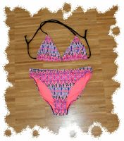 H&M★Triangel Bikini★rosa gemustert★apricot schwarz★170 S★Dreiecke Nordrhein-Westfalen - Nettersheim Vorschau