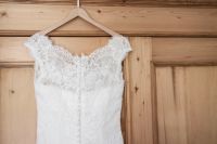 Vintage Brautkleid Hochzeitskleid ivory Spitze A Linie 36 Hessen - Melsungen Vorschau