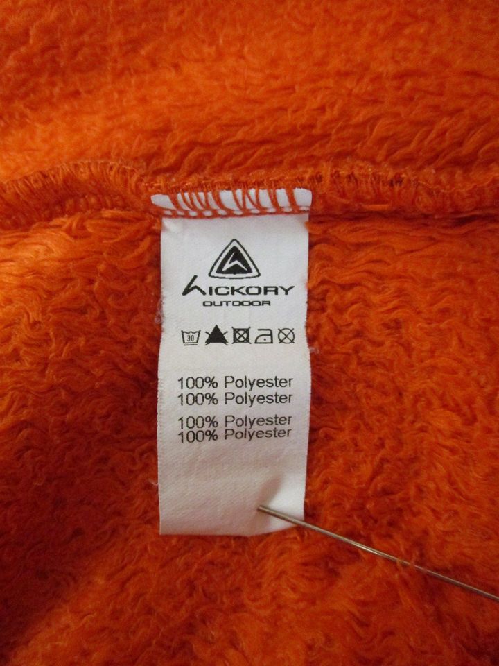 Hickory outdoor Hoodie Kapuze Sweatshirt Fleece orange Gr S in Isny im Allgäu