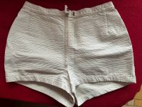 Hotpants Shorts 80er Jahre weiß cremeweiß Synthetik beschichtet Thüringen - Jena Vorschau