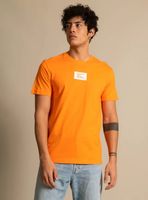 NEU❗️Calvin Klein Badge-T-Shirt Gr.L / orange Brandenburg - Cottbus Vorschau