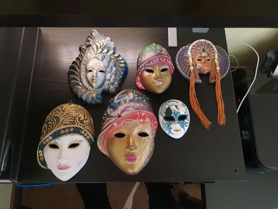 Venezianische Masken / Trödel in Hilders