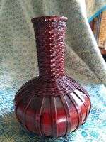 Selte Rattan Vase Lackiert aus Asien Thailand Laos Myanmar Bayern - Würzburg Vorschau