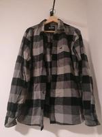 Hollister Flanellhemd Karo Grau schwarz L Hessen - Bickenbach Vorschau