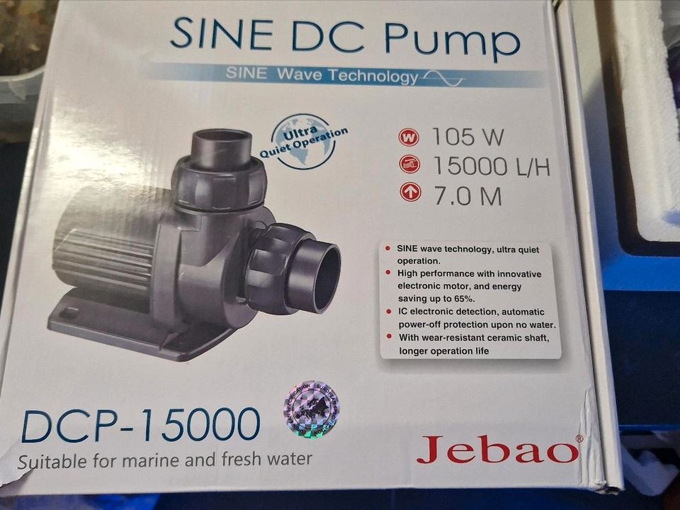 Jebao DCP 15000 Rückförderpumpe Aquarium Meerwasser in Schwerin