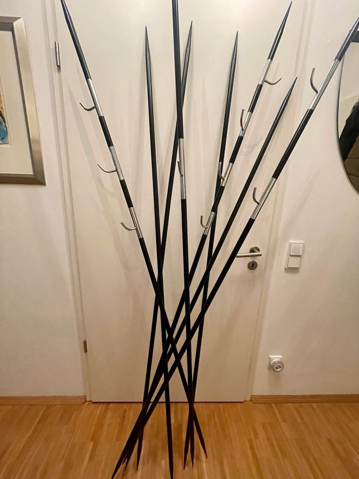 Garderobe schwarz -silber Mikado Designer Spinder Sticks in Hannover