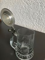 Glaskrug mit Zinndeckel Rheinland-Pfalz - Kadenbach Vorschau