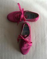 Sneaker / Halbschuhe in pink mit Blümchenmuster, Gr. 37 Bayern - Schöllkrippen Vorschau