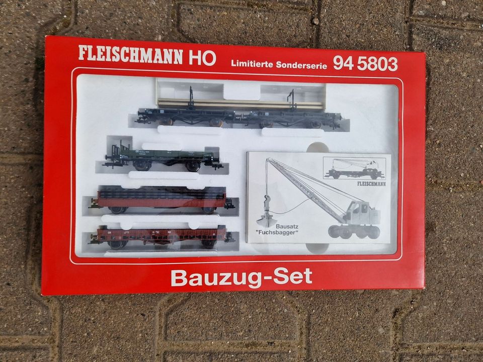 Fleischmann 945803 Bauzug–Set DB, Limitierte Sonderserie HO in Aalen