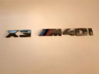 Original BMW X3 M40i Emblem Heckklappe Brandenburg - Panketal Vorschau